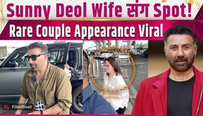 Sunny Deol Spotted With Wife At Mumbai Airport, Rare Appearance Goes Viral, Video