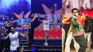 Shanaya Kapoor, Rannvijay, Varun Feature In 3-on-3 Celebrity Game Electrify Stage At BUDX NBA House In Delhi