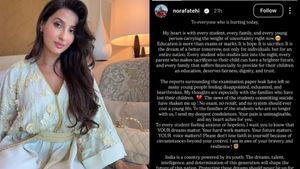 CJP Protest: Nora Fatehi Backs Students