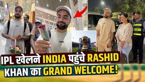 IPL 2026: Rashid Khan receives a rousing welcome at the airport, ready to make a splash for Gujarat Titans! Filmibeat