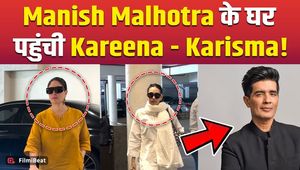 Manish Malhotra Mother’s Demise: Kareena Kapoor &amp; Karisma Kapoor Spotted Outside His House
