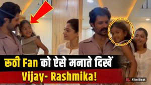 Rashmika Mandanna &amp; Vijay Deverakonda Invite Upset Fan Home, Serve Food Personally