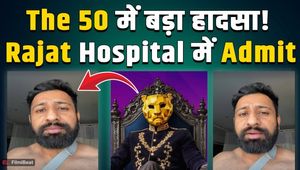 Rajat Dalal Hospitalised: Rajat Dalal arrives at the hospital for surgery after the accident on The 50 Show! Rajat Dalal Hospitalised: Rajat Dalal arrives at the hospital for surgery after the acciden