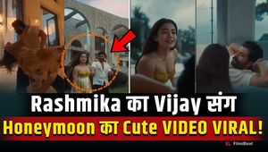 Rashmika-Vijay Honeymoon: Fun in the swimming pool, dance and then kiss, Rashmika's honeymoon video goes viral!