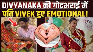 Divyanka Tripathi’s Godh Bharai: Vivek Dahiya Gets Romantic, Kisses Baby Bump!