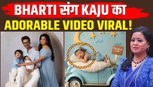 Bharti Kaju Photoshoot: Bharti Singh did a new photoshoot, Harsh and Gola showered love on cashews!