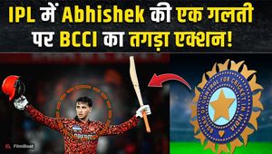KKR vs SRH Match: Abhishek Sharma uses obscene language on the field, BCCI issues severe punishment! FilmiBeat