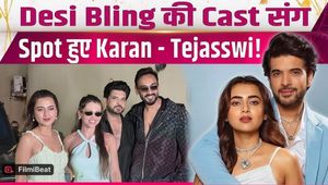 Karan Kundrra &amp; Tejasswi Prakash’s Grand Entry with Desi Bling Cast Goes Viral!