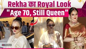 Rekha’s Viral Royal Look at Daadi Ki Shaadi Screening | Timeless Elegance Steals the Show