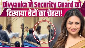 Divyanka Tripathi Wins Hearts, Shows Her Twins to a Security Guard in Viral Video!
