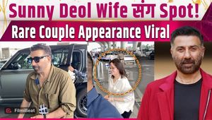 Sunny Deol Spotted With Wife At Mumbai Airport, Rare Appearance Goes Viral, Video