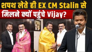 CM Thalapathy Vijay Meets MK Stalin: CM Vijay reached MK Stalin's house, Rahul Gandhi got a shock!