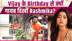 Vijay Deverakonda Celebrates Birthday With Fans, Rashmika Mandanna Missing as Video Goes Viral! | FilmiBeat