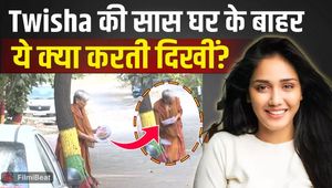 Twisha Sharma Case: Bail cancelled last night, then in the morning, her mother-in-law Giribala was seen feeding a stray dog! VIDEO
