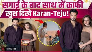 Karan Kundrra &amp; Tejasswi Prakash Spotted Together, Fans Delighted After Engagement Buzz!