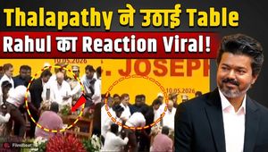Thalapathy Vijay News: Vijay started lifting the table as soon as he became the CM, the video of Rahul Gandhi's reaction went viral!