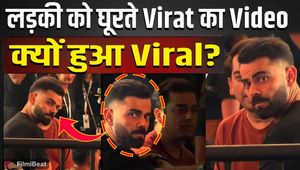Virat Kohli Caught Looking Repeatedly at a Mystery Woman? Viral Video Sparks Buzz!