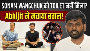 CJP Protest: Abhijeet Dipke sits on a sit-in protest at the police station after being denied a portable toilet
