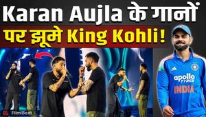 Virat Kohli's Fun Moment With Karan Aujla Wins Hearts at Delhi Event!