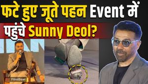 Sunny Deol wore torn shoes at the 'Ikka' trailer launch; fans reacted with shock after seeing the video!