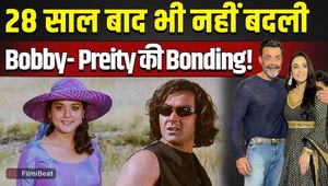 Preity Zinta &amp; Bobby Deol Reunion After 28 Years | Soldier Memories Go Viral |FilmiBeat