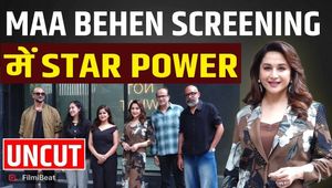 MAA BEHEN Special Screening: Madhuri Dixit, Dharna Durga &amp; Celebs Shine at Star-Studded Event