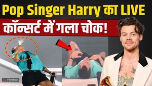 Major incident at singer Harry Styles' live concert: he collapsed on stage right after drinking water, leaving fans worried!