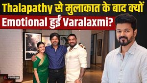 Varalaxmi Sarathkumar met Thalapathy Vijay and shared this big news with fans in a post!
