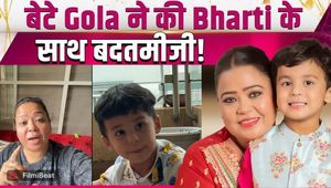 Bharti Singh's Son Gola Gives a Hilarious Reply, Actress Left Surprised! Viral Video | FilmiBeat
