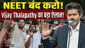 CJP Protest: Vijay Thalapathy Demands End to NEET | TVK Backs Students Amid Protest