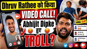 Abhijit Dipke Faces Trolls After Viral Video Call With Dhruv Rathee | Full Story Explained