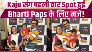 Bharti Singh introduced Kaju to the paparazzi for the first time; the family had a blast with Haarsh Limbachiyaa!