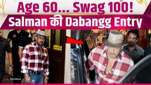 Salman Khan's royal walk wins fans' hearts once again; his killer look stops everyone in their tracks! FilmiBeat