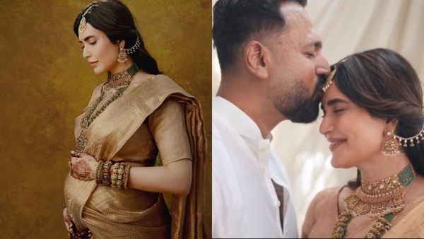 Mom-To-Be Karishma Tanna Gives Peek Into Dreamy Godh Bharai Ceremony With Hubby Varun Bangera - PICS & VIDEO