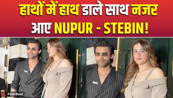 Nupur Sanon &amp; Stebin Ben Spotted Holding Hands Together