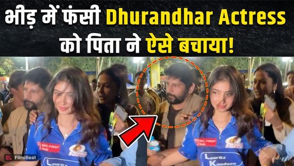 Sara Arjun Mobbed After IPL Match, Father Protects