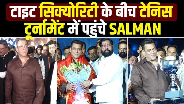 Salman Khan Spotted at Tennis Tournament Opening Ceremony Amid Tight Security