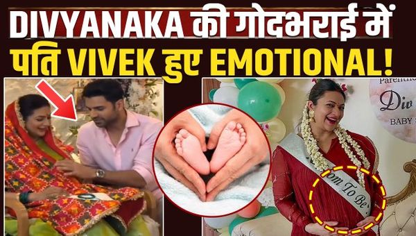 Divyanka Tripathi’s Godh Bharai: Vivek Dahiya Gets Romantic, Kisses Baby Bump!