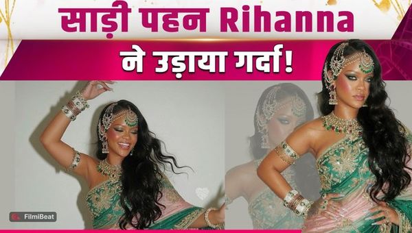 Fact Check: Fans went crazy after seeing Rihanna in a saree, the jewellery added to her charm, what is the truth?