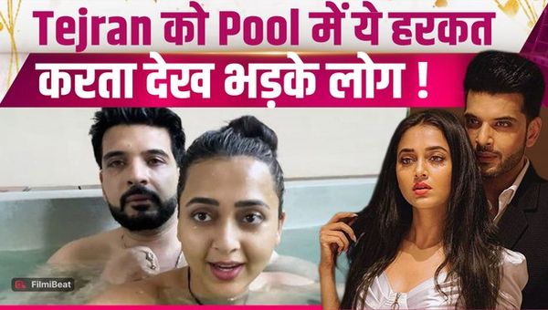 Karan Kundra-Tejasswi Prakash’s Viral Pool Cozy Moments Spark Massive Reactions Online!