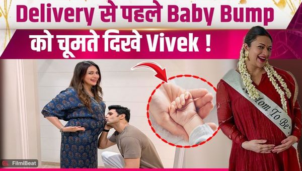 Vivek Dahiya seen kissing Divyanka Tripathi's baby bump, fans react to the viral photos!