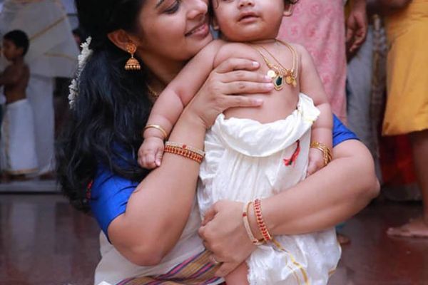Actress swathy narayan’s baby vihaan’s chooroonu