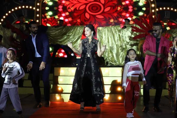 Madhuri Dixit and others celebs at the launch of Dance Deewane