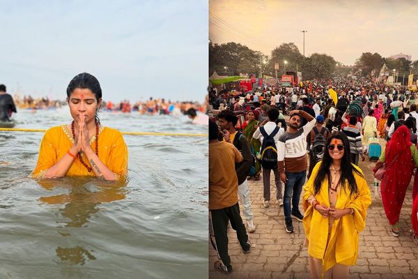 വിവാദങ്ങള്‍ക്കിടെ അമൃത സുരേഷ് കുംഭ മേളയില്‍; പോസ്റ്റ് വൈറലാകുന്നു