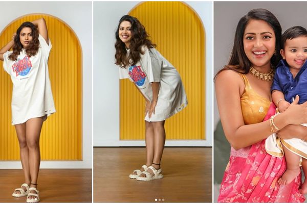 പാന്റിടാന്‍ മറന്നതോ? ഓവര്‍ സൈസ് ടീഷര്‍ട്ടില്‍ കിടിലന്‍ ഫോട്ടോഷൂട്ടുമായി നടി അമല പോള്‍