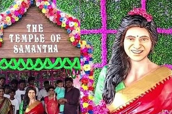 A Fan Builds Temple For Samantha Ruth Prabhu On Her Birthday