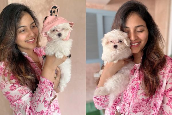 కుక్కపిల్లతో చిల్ అవుతోన్న గేమ్ ఛేంజర్ బ్యూటీ.. అంజలి అల్లరి చూశారా!
