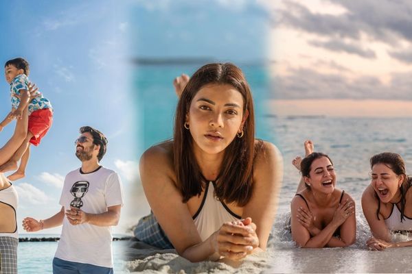 Kajal Aggarwal: மாலத்தீவில் கொண்டாட்டத்தைப் போட்ட காஜல் அகர்வால்.. உடன் இருப்பது யாருனு தேடும் ரசிகர்கள்!