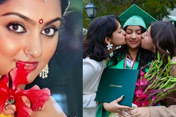 பட்டம் வாங்கிய மாதவி மகள்.. அம்மாவோட பாசத்தை பாருங்க மக்கா!