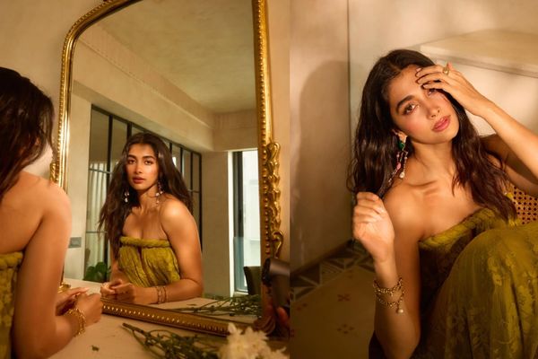 Pooja Hegde: நெஞ்சுக்கிட்ட சுருட்டி வெச்ச மாடல் துணி.. பூஜா ஹெக்டே கிளாமரில் அப்கிரேட் ஆகிட்டே இருக்காங்களேப்பா!